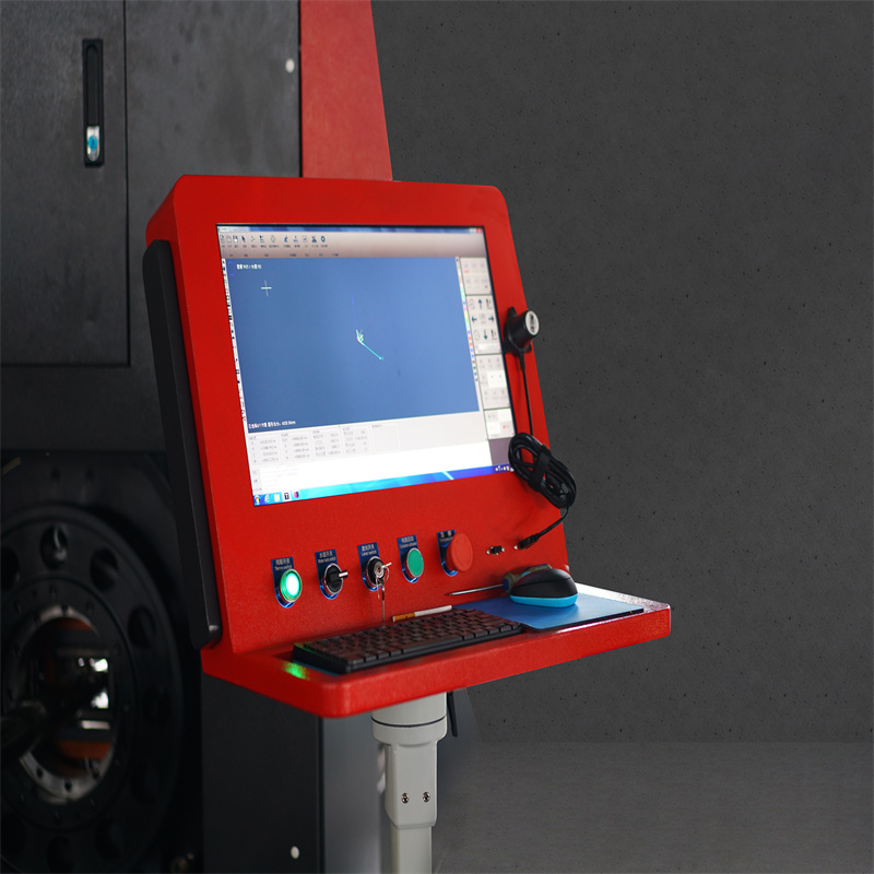 1530 2040 2060 2580 Lieljaudas automātiska šķiedru lāzera griešanas mašīna nerūsējošajam tēraudam