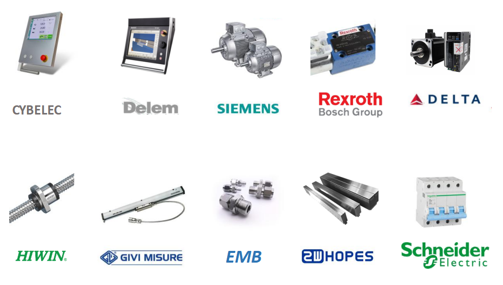 160t-4000 4-axis Cnc Hydraulic Bending Machine Press Brake 160t-4000 4 asu CNC hidrauliskā liekšanas mašīna, nospiediet bremzi