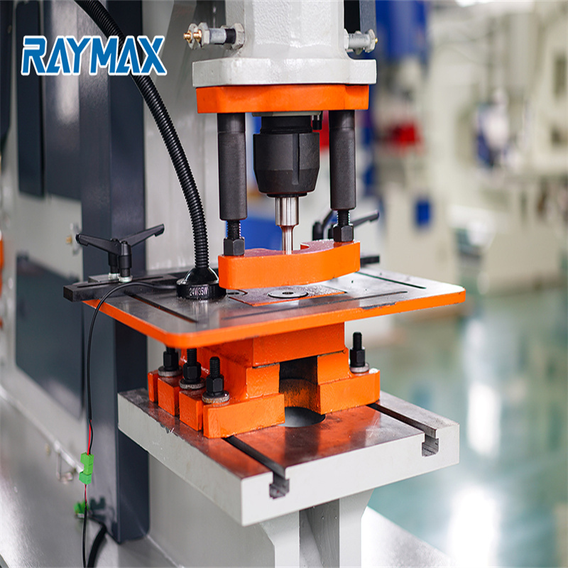 Manuāla perforators ironworker hidrauliskā dzelzs strādnieku mašīna