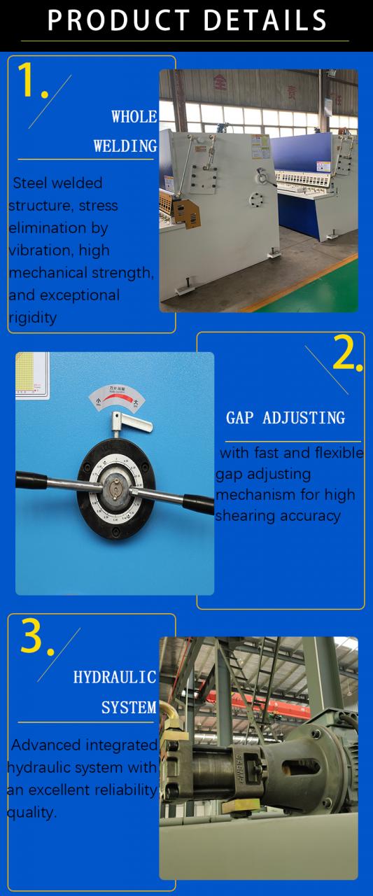 Hidrauliskā giljotīnas griešanas mašīna Qc12y 8 * 6000 mm giljotīnas rūpnieciskā lokšņu metāla alumīnija nerūsējošā tērauda griešanas griešana M