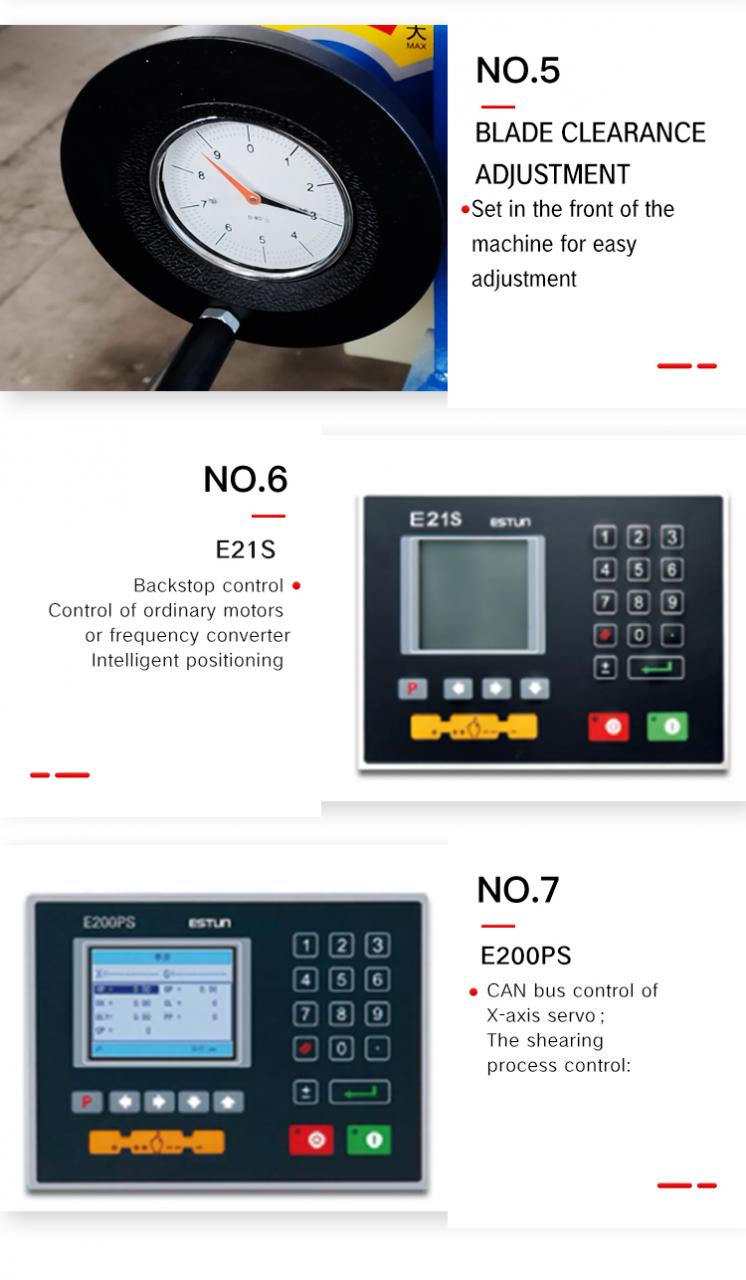 Shear Cutting Machine Guillotine Metal Hydraulic Shearing Machine Qc11Y/K Bīdes griešanas mašīna Giljotīnas metāla hidrauliskā griešanas mašīna Qc11Y/K